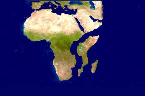 Africa Will Be Divided Into Two Halves By A Huge Rift And Will Create