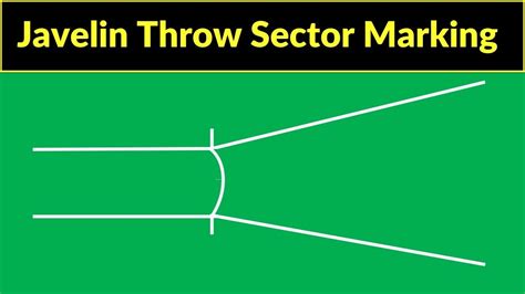 Javelin Throw Sector Marking Javelin Throw Sector Measurement