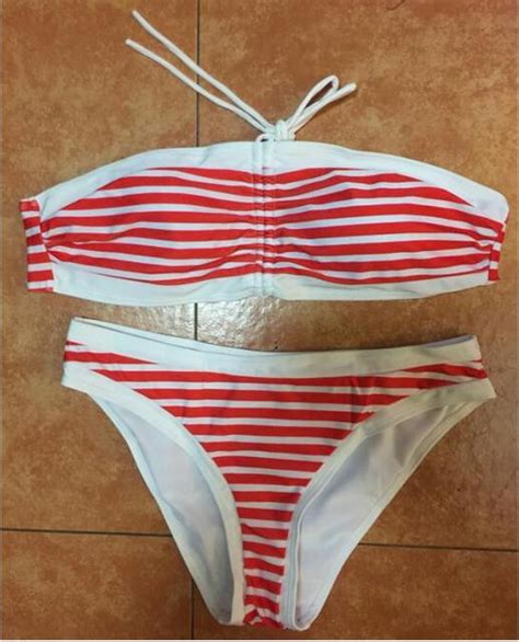 Buy Fs Strapless Bikini Women Push Up Swimwear