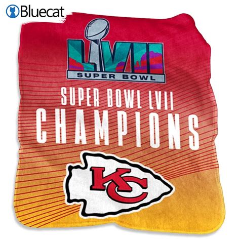 Kansas City Chiefs Super Bowl Lvii Champions Blanket Shibtee Clothing