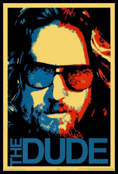 The Big Lebowski The Dude Laminated And Framed Poster 24 X 36