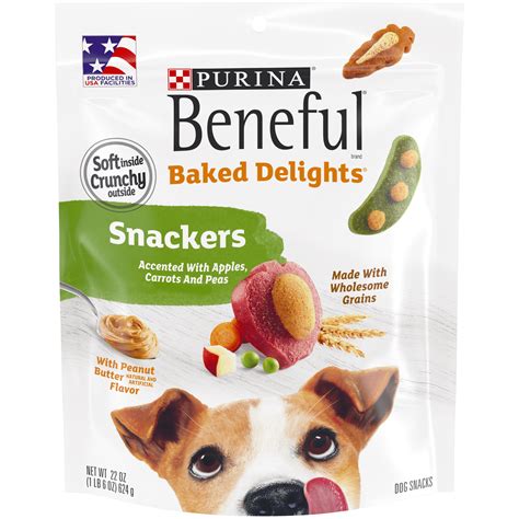 Purina Beneful Dog Training Treats Baked Delights Snackers 22 Oz