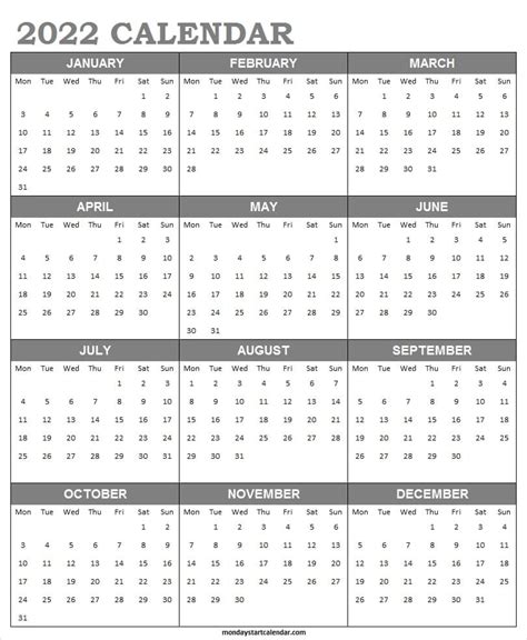 View Printable Calendar 2022 Png All In Here