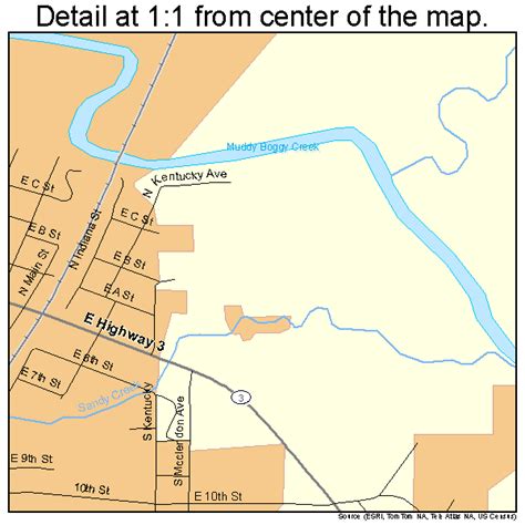 Atoka Oklahoma Street Map 4003300