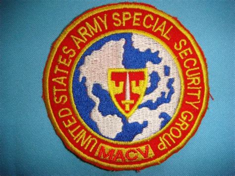 Vietnam War Patch Us Army Special Macv Security Group 998 Picclick