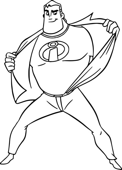 13 Free Printable Incredibles Coloring Pages Images