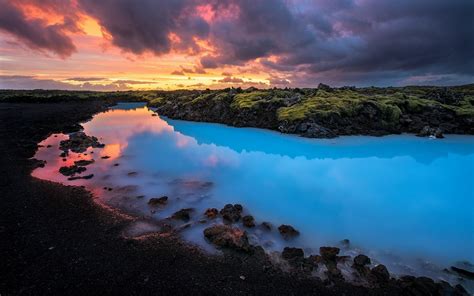 4500654 Water Clouds Iceland Rocks Nature Landscape Sea