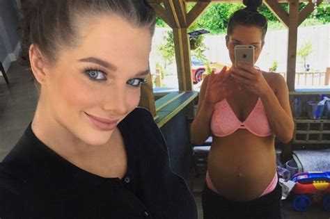 Pregnant Helen Flanagan Shows Off Her Baby Bump In Bikini Selfie As She