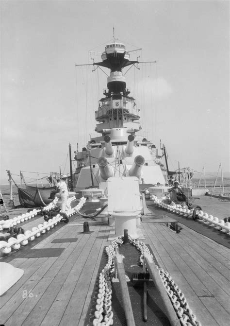 History — A Frontal View Of Queen Elizabeth Class Battleship