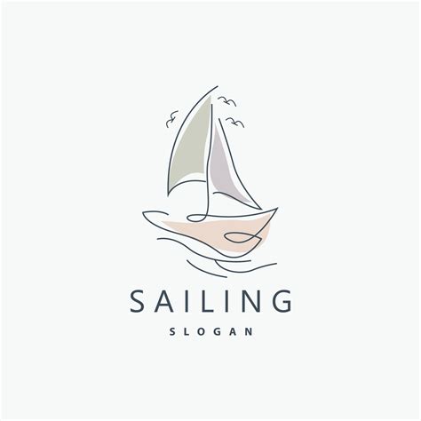 Sailboat Logo Design Fishing Boat Illustration Fishing Boat Company