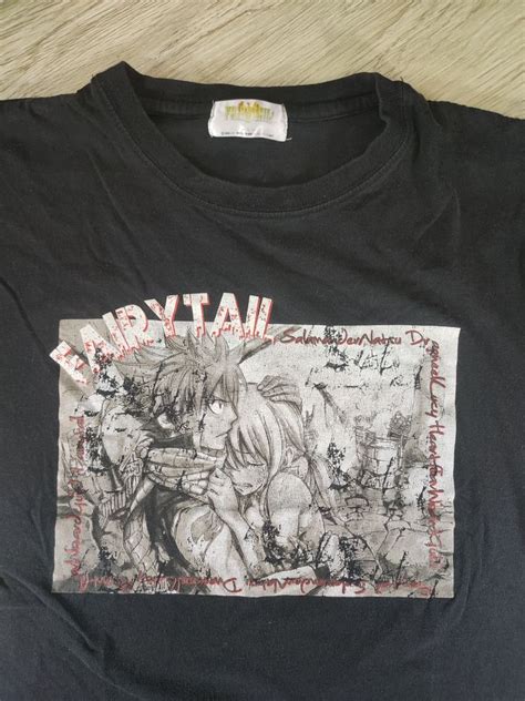 Fairy Tail Anime Manga Tshirt Mens Fashion Tops And Sets Tshirts
