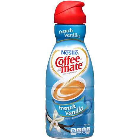 Coffee Mate French Vanilla Liquid Coffee Creamer 32 Fl Oz Bottle