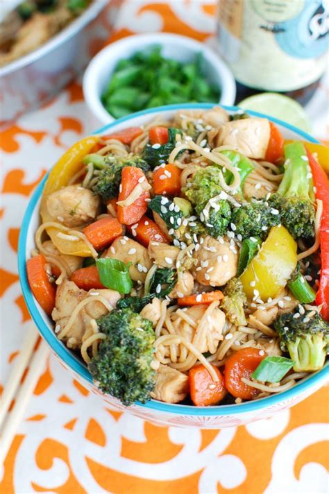 This chicken stir fry is about as easy as it gets. Easy Chicken Ramen Noodle Stir Fry Image 4 - A Cedar Spoon