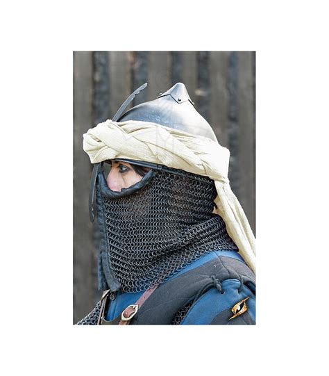 Persian Helmet With Chain Mail Epic Dark ⚔️ Medieval Shop