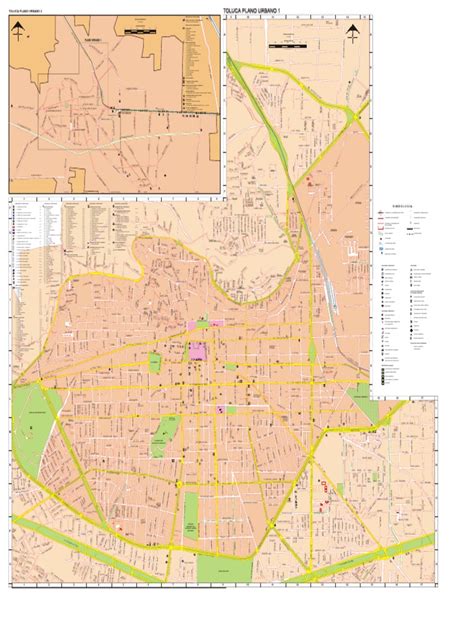 Región está ubicado en estado de méxico, méxico. Mapa Toluca