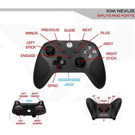 Xim Nexus Wireless Controller For Xbox Series Xsxbox Oneps4pc