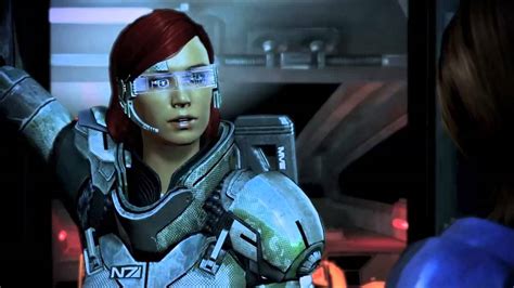 Mass Effect Femshep And Ashley Start Again Youtube