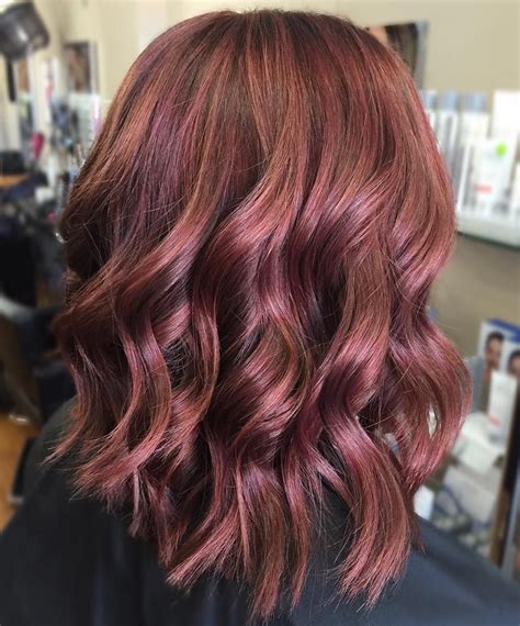 50 Best Red Hair Color Ideas — Violet Deep Dark Burgundy Каштановый