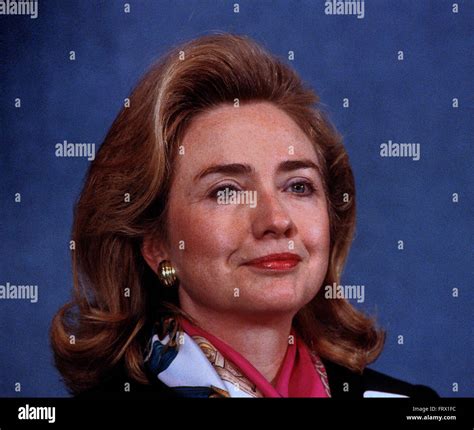 Washington Dc 27th September 1995 Hillary Rodham Clinton At The National Press Club Credit