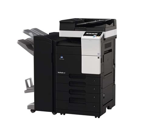 La galardonada impresora multifuncional bizhub 367 de konica minolta incluye modos de ahorro de costes y energía así como impresión móvil. bizhub 367 Multifunctional Office Printer | KONICA MINOLTA