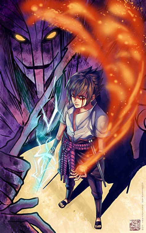Share the best gifs now >>>. Sasuke with Susanoo by ComplexWish on DeviantArt
