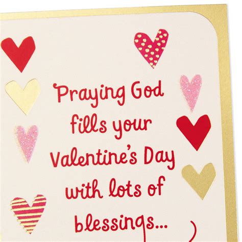Blessings And Love Religious Valentines Day Cards Pack Of 6 Boxed