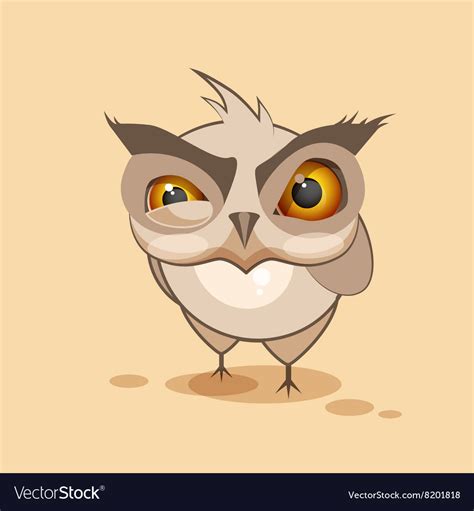 Angry Owl Face Cartoon Goimages Smidgen