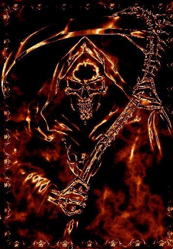 Fire Grim Reaper By Darkceberus On Deviantart With Images Grim