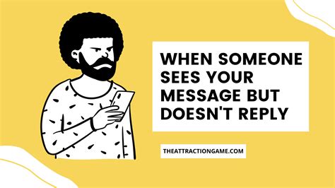 what it means when someone sees your message but doesn t reply
