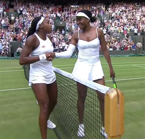 Year Old Cori Gauff Defeats Venus Williams In Wimbledon R Pics