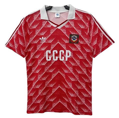Retro Soviet Union Cccp 1987 1988 Home Soccer Jersey Model 2215807