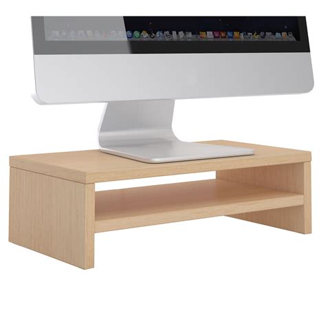 Als unterbau für ein notebook sorgt study für eine angenehme sichthöhe und gute belüftung des gerätes. Monitorständer Bildschirmaufsatz Monitorerhöhung ...