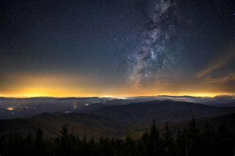 Milky Way Autumn Nights Clingmans Dome Great Smoky Mountains