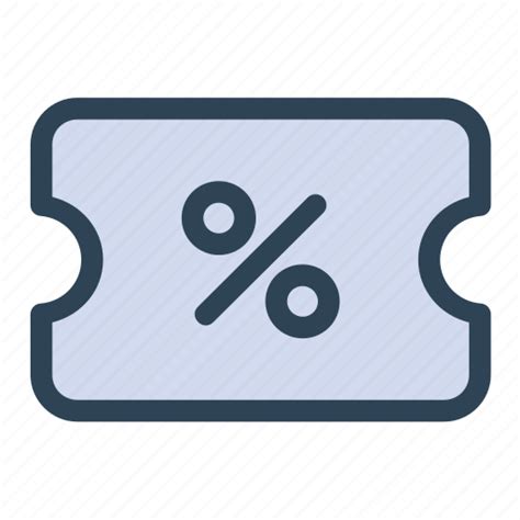 Coupon Discount Voucher Icon Download On Iconfinder