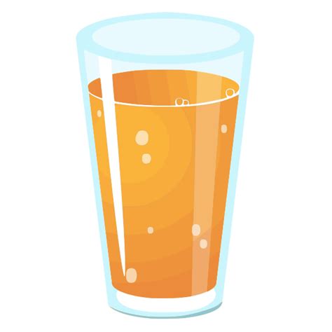 Realistic Vector Graphics Of Glass Of Juice Free Svg