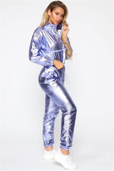 shiny nylon jumpsuits shiny sports