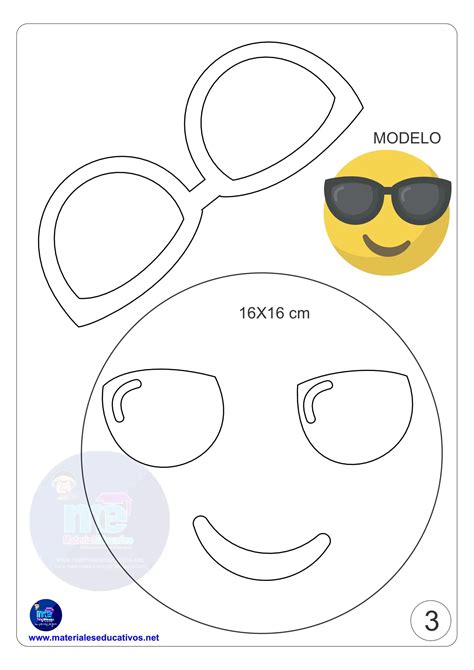 Plantillas Moldes De Emojis Para Imprimir Haz Fichas