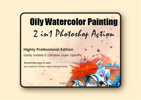 Graphicriver Oily Watercolor Painting Action 33758700