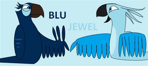 Blu And Jewel By Teslatitanicx On Deviantart