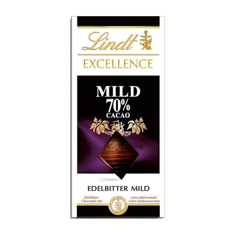 Lindt Excellence Schokolade Mild 70 Cacao 100g Tafel