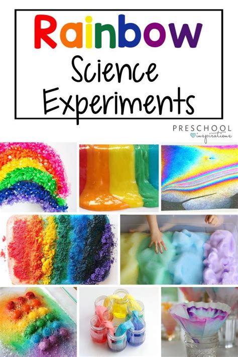 Preschool Rainbow Science