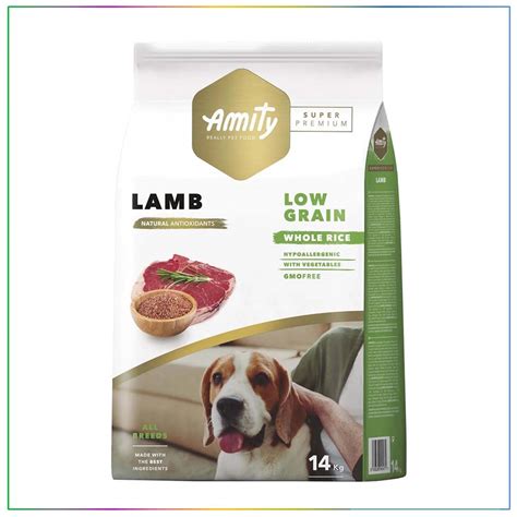 Amity Super Premium Az Tahıllı Kuzulu Yetişkin Köpek Maması 14 Kg