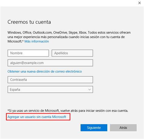 Cómo crear una cuenta de usuario en Windows 10 Pc Solucion