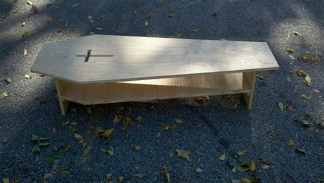 Woodcraft Coffin Coffee Table