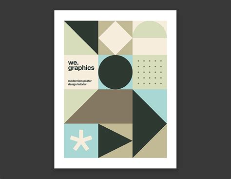 Design A Modernism Inspired Poster From Scratch With Illustrator