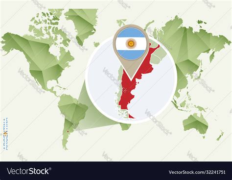 Infographic For Argentina Detailed Map Royalty Free Vector