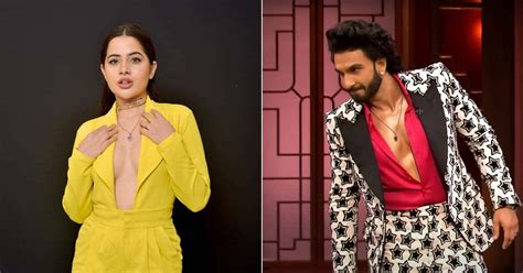 Uorfi Javed Is Floored With Ranveer Singh Calling Her ‘fashion Icon On Koffee With Karan “i