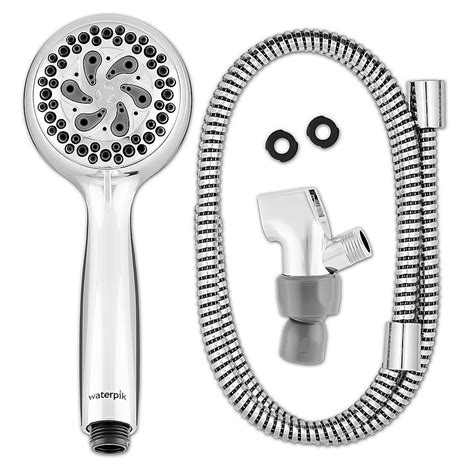 waterpik® ecoflow handheld showerhead in chrome bed bath and beyond handheld shower head