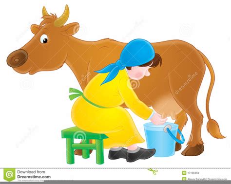 Clipart Milking Cow Free Images At Clker Com Vector Clip Art Online Royalty Free Public