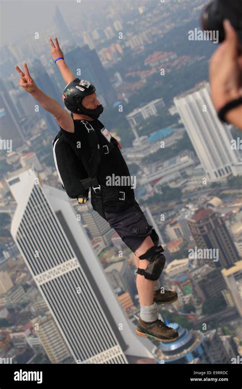 Kl Tower Base Jump 2014 Is An Annual Event Of The Kuala Lumpur Tower